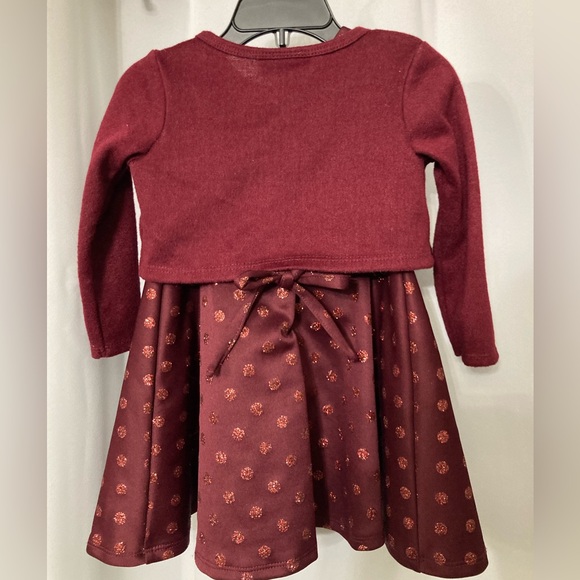 Toddler SWEET HEART ROSE  Dress with matching Shrug 2T FLAWLESS - Picture 7 of 10